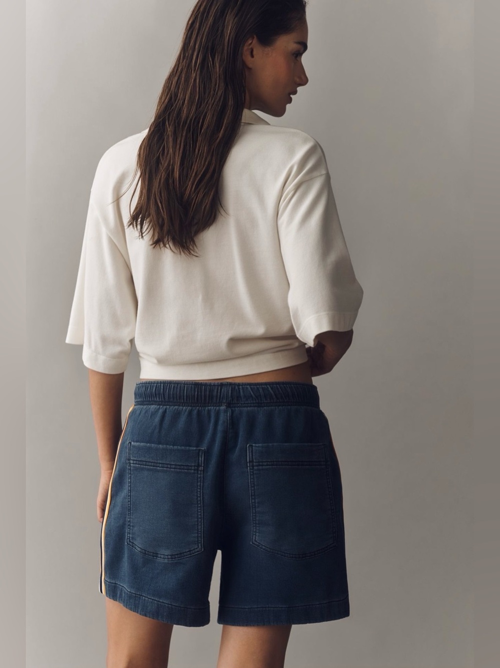 Anthropologie Pilcro Cotton Blend Pull-On Shorts Size XXSP - Picture 3 of 9